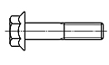 Armet-kielce - śruba z łbem sześciokątnym zmniejszonym z kołnierzem